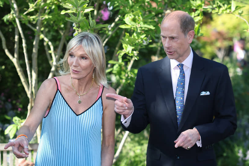 Британский принц Эдвард на фестивале Chelsea Flower Show 