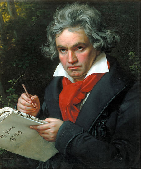 Людвиг ван Бетховен (1770–1827) до некоторой степени может считаться официальным композитором конгресса: он написал по этому поводу несколько произведений, дирижировал концертом в присутствии европейских монархов и, возможно, лично встречался с Александром I