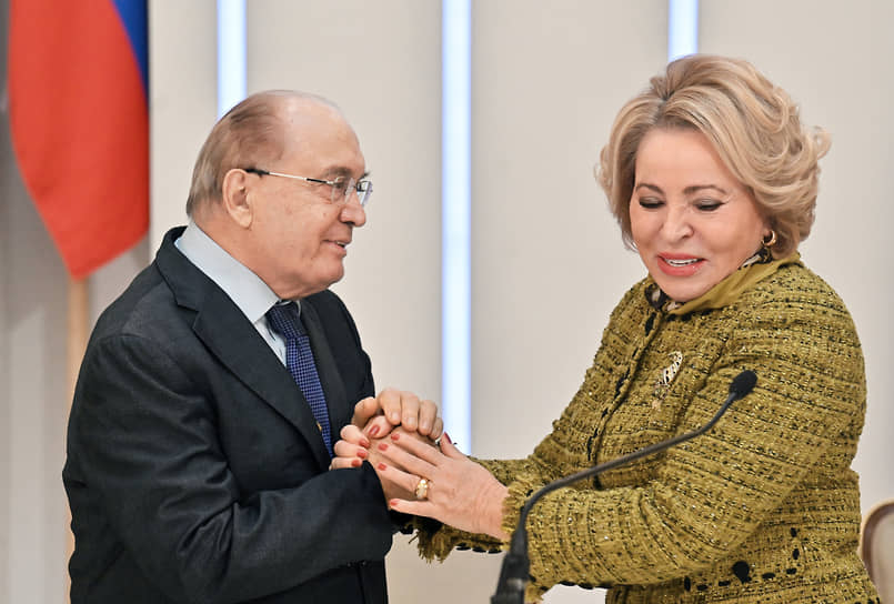 Виктор Садовничий и Валентина Матвиенко 