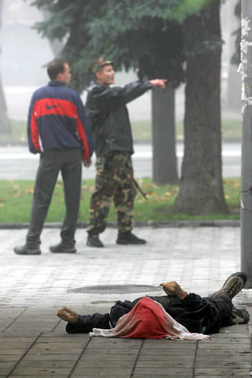 Обстановка в Нальчике 14 октября 2005 года