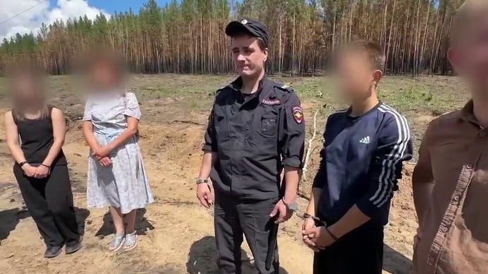 Лес загорелся как по заданию