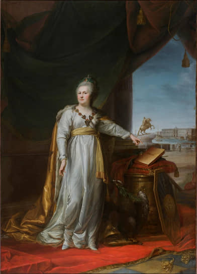 Андреас Каспар Гюне, «Портрет императрицы Екатерины II», 1791 год 