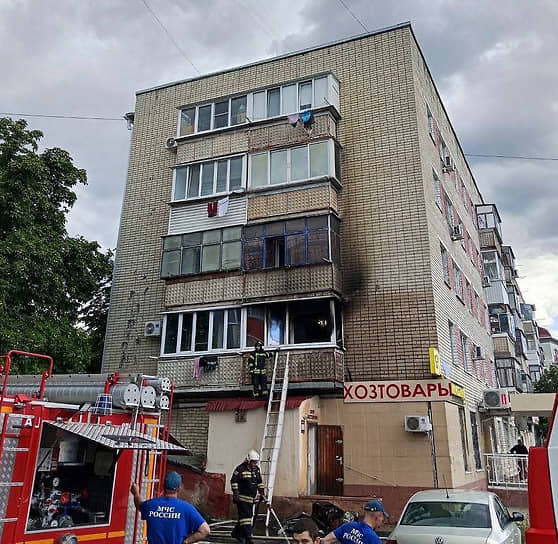 Последствия атаки БПЛА на Белгород