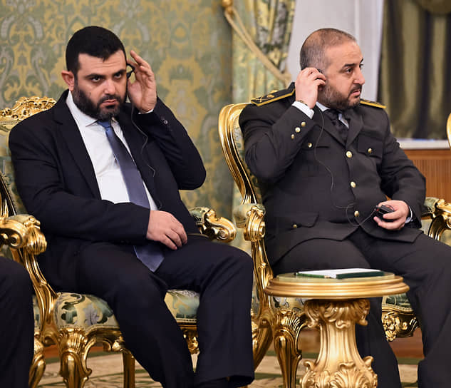 Члены сирийской делегации в Кремле