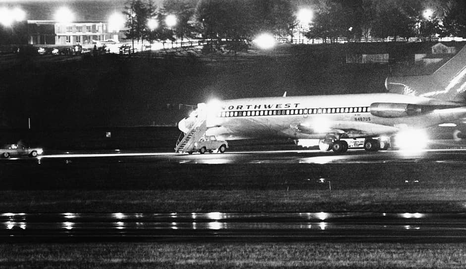 Угнанный Boeing 727-51 авиакомпании Northwest Orient Airlines