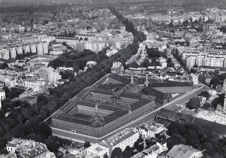 Аэрофотосъемка тюрьмы Ля-Санте, 1952 год