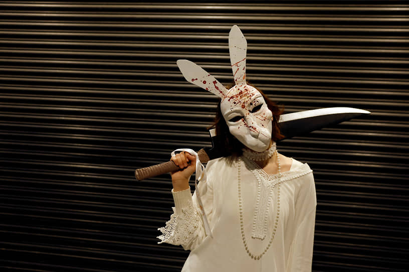 Участник празднования в Дублине