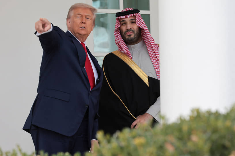 Президент США Дональд Трамп и наследный принц Саудовской Аравии Мухаммед бен Салман в Белом доме (18 ноября 2025 года)