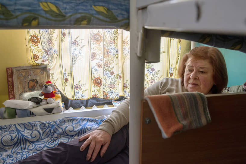 В пункте благотворительной организации «Ночлежка» в Санкт-Петербурге