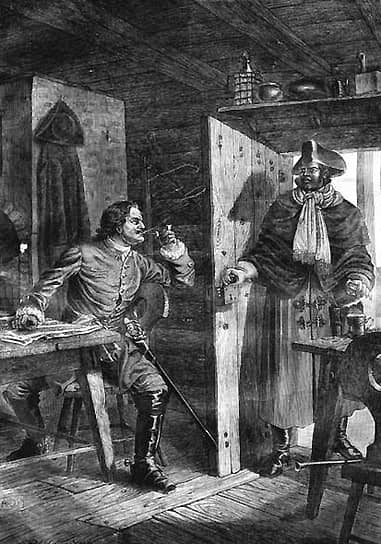 Иллюстрация к повести «Арап Петра Великого». XIX век