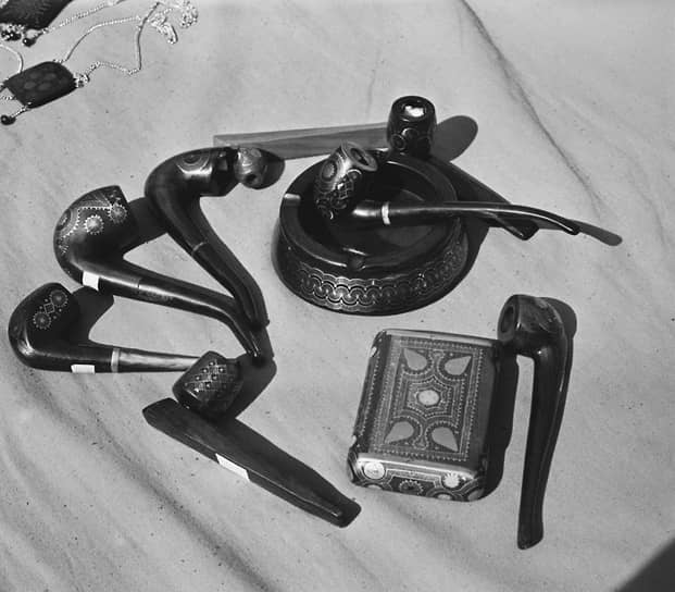 Курительные принадлежности работы мастеров из села Унцукуль, Дагестан