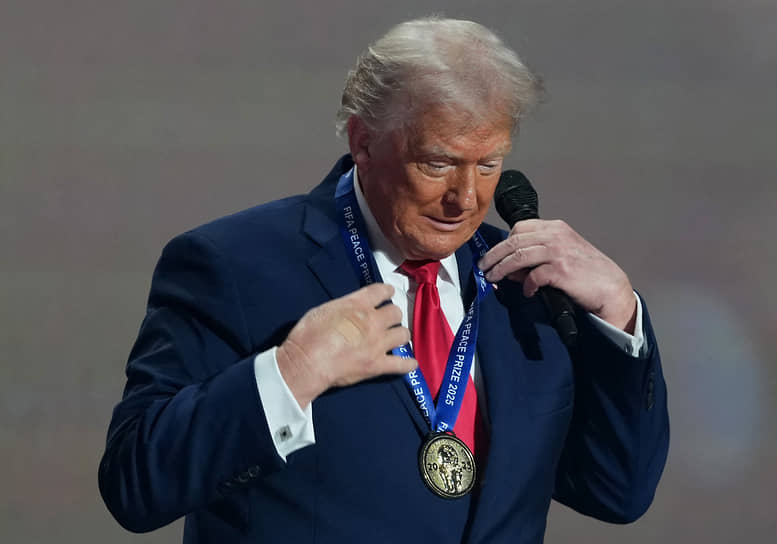 Президенту Дональду Трампу была присуждена Премия мира, недавно учрежденная FIFA