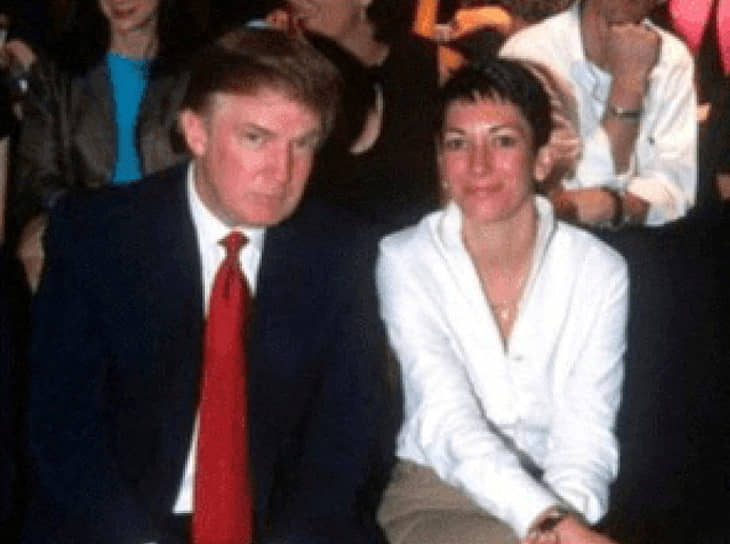 Дональд Трамп и сообщница Эпштейна Гислейн Максвелл