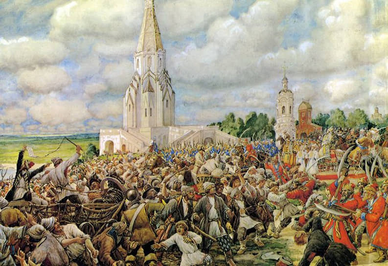 Медный бунт в Москве. Художник Эрнест Лисснер, 1938 год 