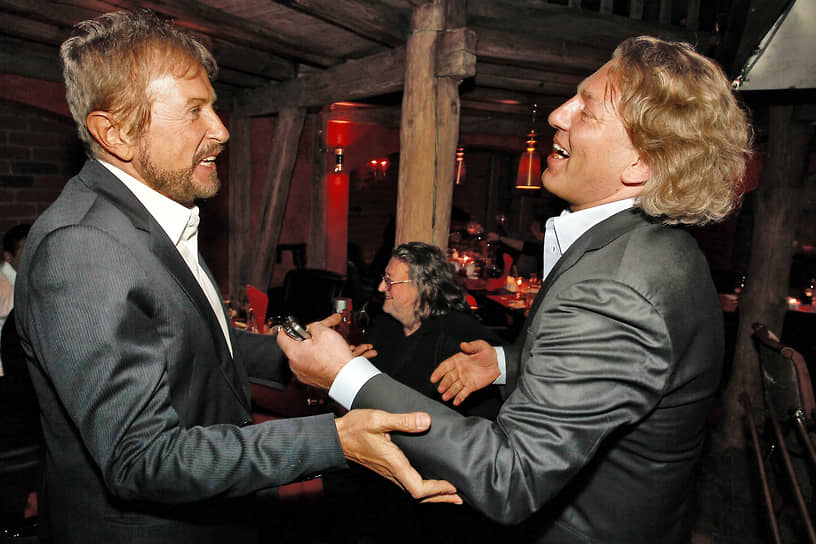 С ресторатором Андреем Деллосом в ресторане «Бочка», 2011 год