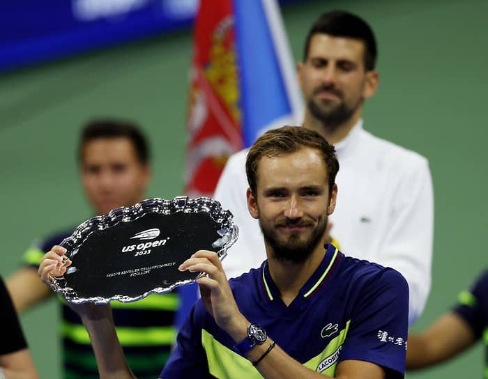 В 2023 году Даниил Медведев вышел в финал US Open, однако в решающем матче уступил Новаку Джоковичу в трех сетах 