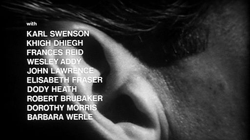 &lt;b>«Вторичные»&lt;/b>&lt;br>
Титры СОЛ БАСС, режиссер ДЖОН ФРАНКЕНХЕЙМЕР, 1966