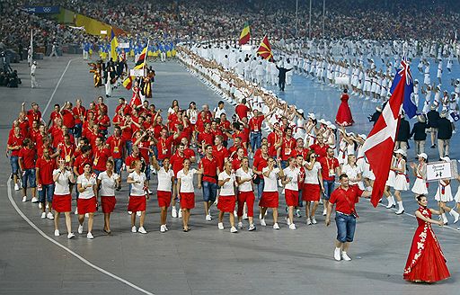08.08.2008 Торжественная церемония открытия летних Олимпийских игр-2008 в Пекине 