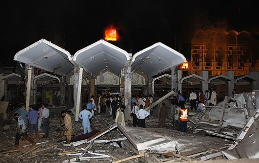 20.09.2008 Теракт с Пакистане. В результате атаки смертника, управлявшего грузовиком со взрывчаткой, разрушена гостиница Marriott. Число убитых и раненых составило сотни человек 