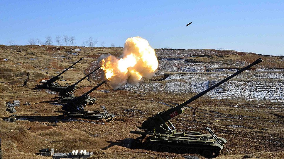 В Северной Корее на днях прошли военные учения на восточном побережье страны