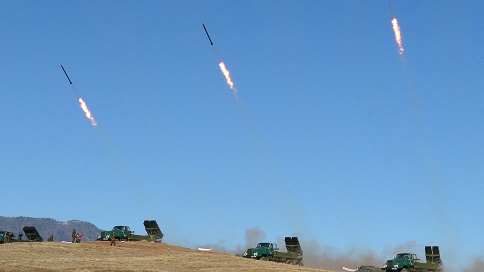 В Северной Корее на днях прошли военные учения на восточном побережье страны