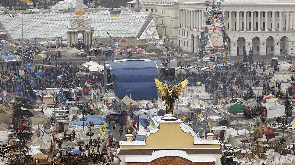 Противники власти пока не собираются расходиться с Майдана