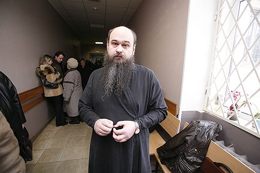Главный редактор газеты &amp;quot;Русь православная&amp;quot; Константин Душенов во время заседания Кировского районного суда. Константина Душенова обвиняют в экстремизме