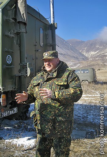 Командир 102-й бригады внутренних войск Дагестана Борис Гонцов