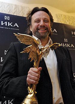 Продюсер Арсен Готлиб на церемонии вручения национальной кинематографической премии «Ника»