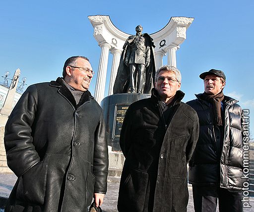 Слева направо: Борис Надеждин, Леонид Гозман и Георгий Бовт