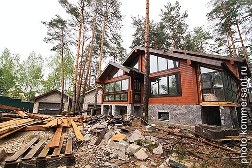 Поселок, в котором строится дом бывшего первого заместителя прокурора Московской области Александра Игнатенко