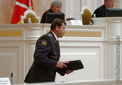 Начальник ГУВД Санкт-Петербурга и Ленинградской области Владислав Пиотровский 