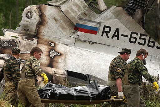 При крушении Ту-134 спаслись единицы
