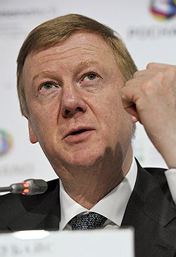 Генеральный директор "Роснано" Анатолий Чубайс