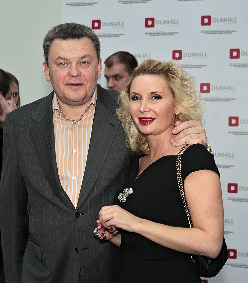 Совладелец холдинговой компании CorpInvest Inc. Константин Мауергауз с супругой Валерией 