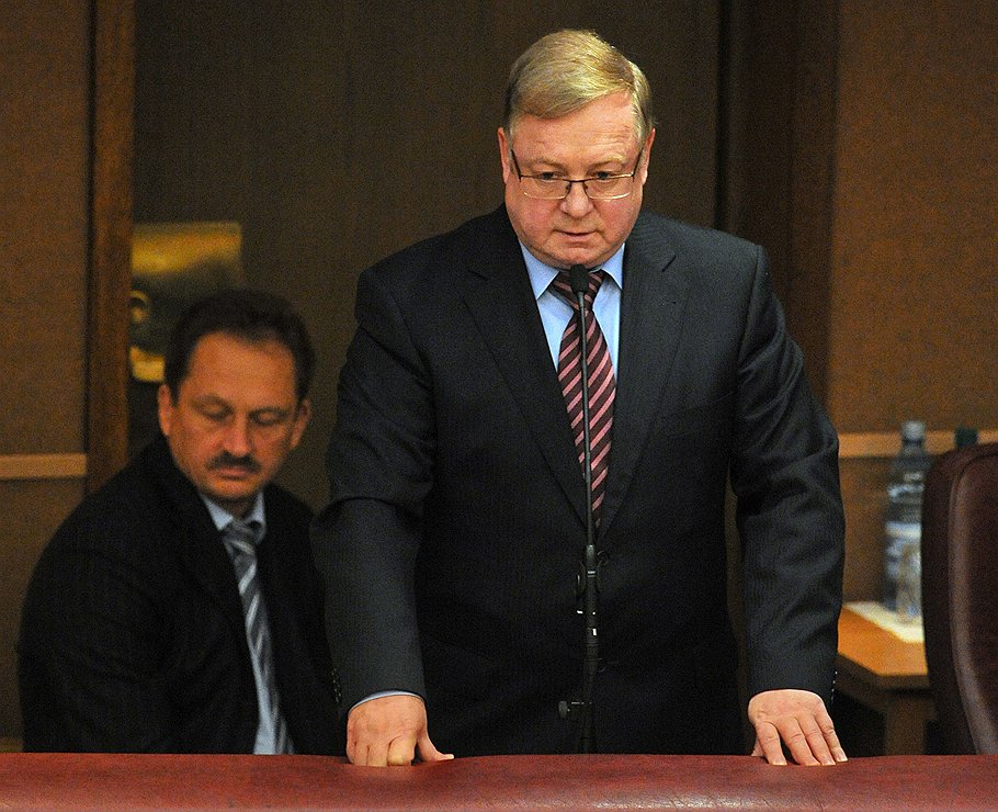 Председатель Счетной палаты России Сергей Степашин (справа) и его заместитель Валерий Горегляд 