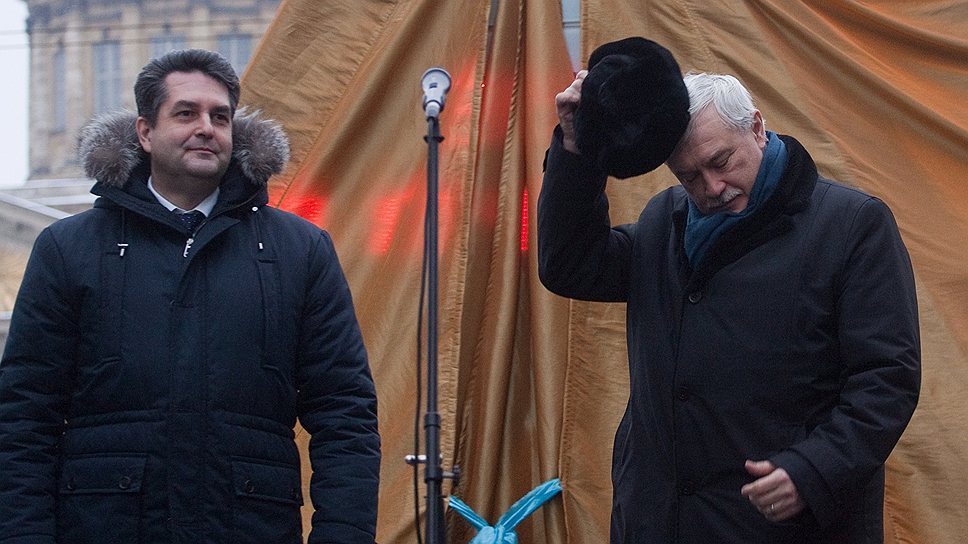После перехода Николая Винниченко (слева) в Генпрокуратуру работу губернатора Санкт-Петербурга Георгия Полтавченко будет курировать уже новый полпред