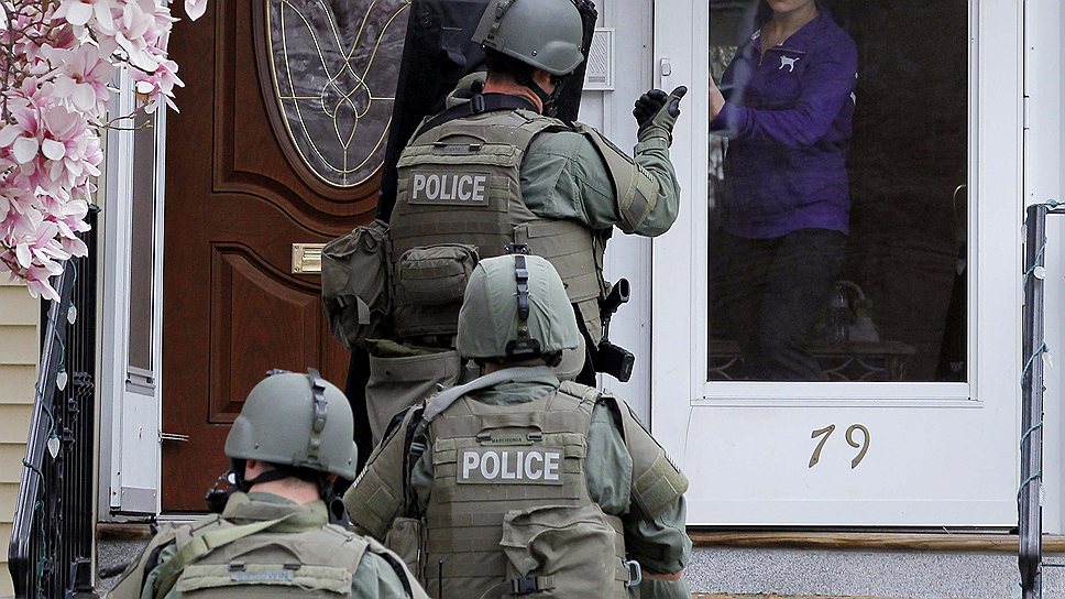 В поисках бостонских террористов участвовали 9 тыс. сотрудников полиции и спецслужб США 