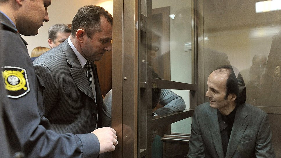 Обвиняемый в убийстве бывшего полковника российской армии Юрия Буданова Юсуп Темерханов на заседании Московского городского суда