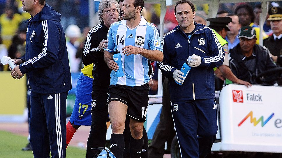 Дисквалификация Хавьера Маскерано вряд ли помешает сборной Аргентины завоевать путевку на чемпионат мира