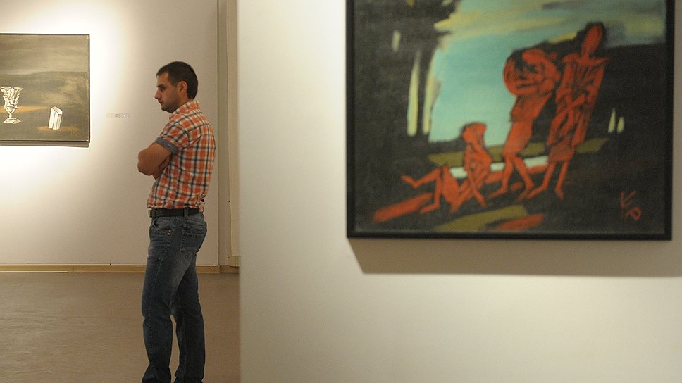 Открытие выставки художника Бориса Кочейшвили &quot;Простое лето&quot; в Мраморном дворце Государственного Русского музея.