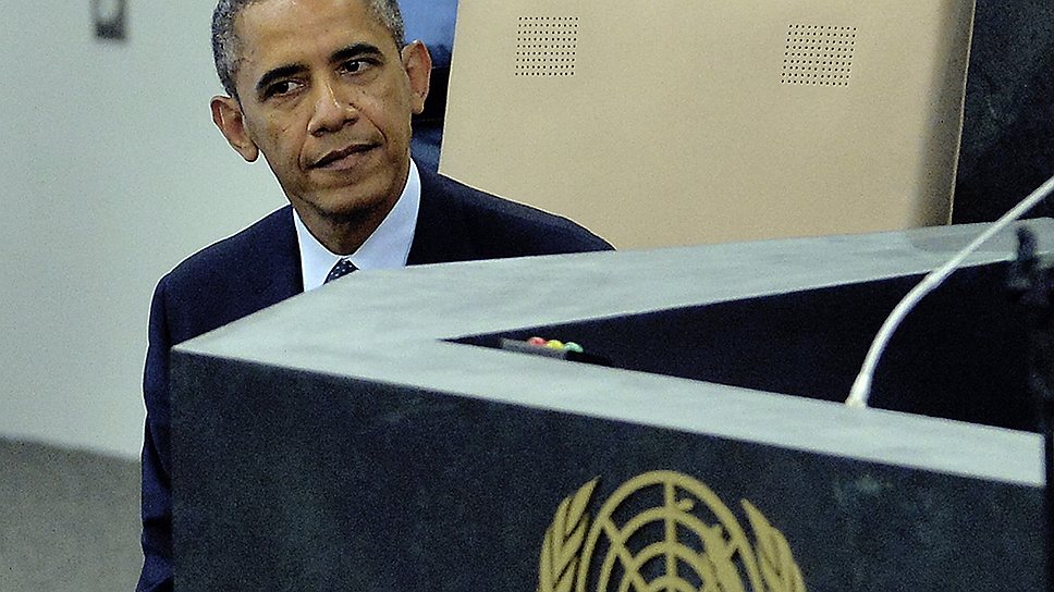 Президент США Барак Обама (на фото после выступления на Генассамблее ООН) по-прежнему сомневается в искренности намерений властей Сирии уничтожить химоружие