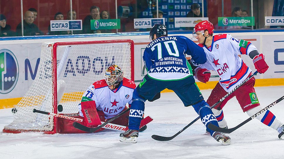 Хоккеисты ЦСКА выиграли шесть из последних семи матчей и вышли на третье место в таблице Западной конференции