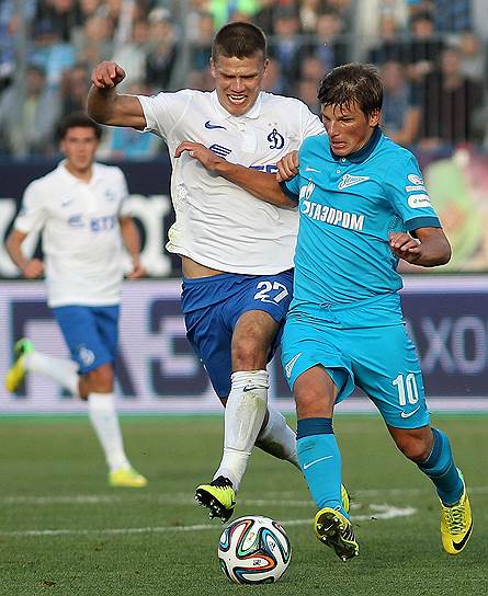 Андрей Аршавин, впервые в чемпионате появившийся в стартовом составе «Зенита», забил один из трех голов в  ворота «Динамо»