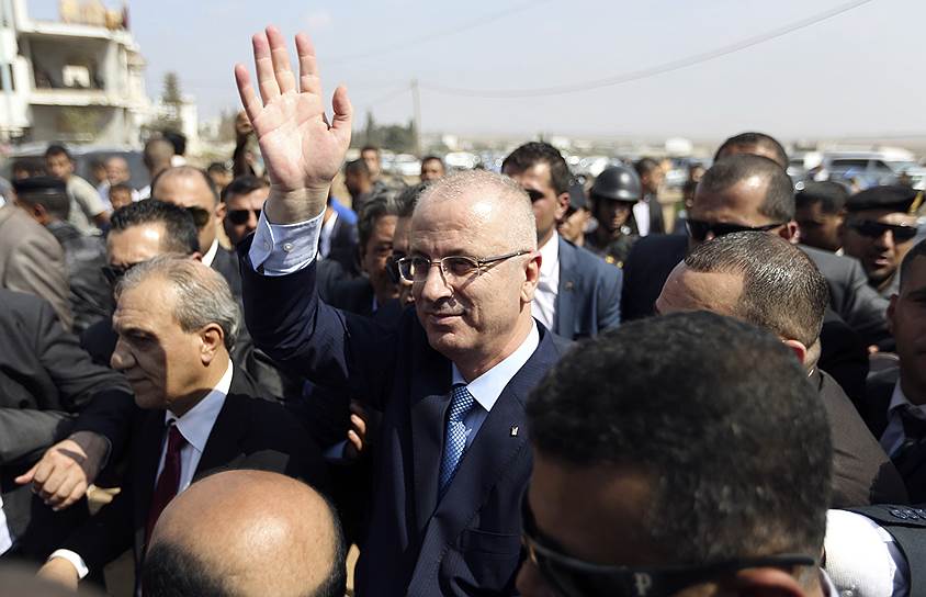 Премьер палестинского правительства национального единства Рами Хамдалла 