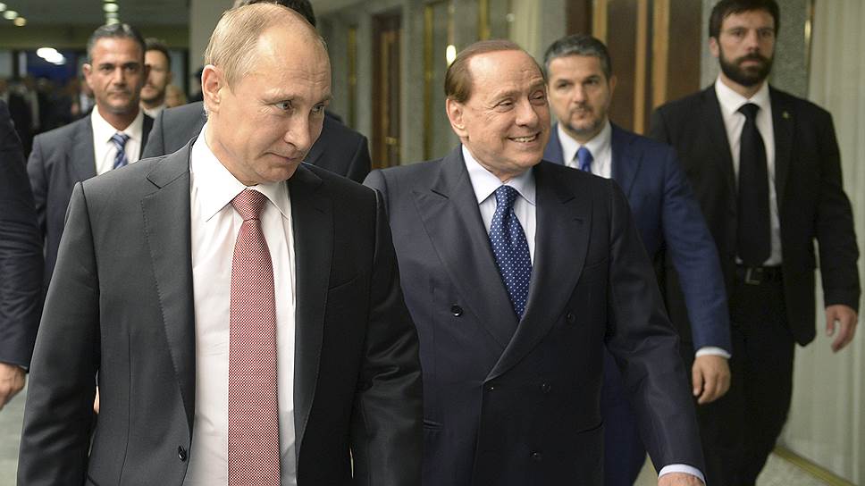 Что Сильвио Берлускони планировал обсудить с Владимиром Путиным