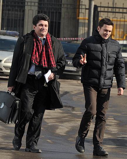 Адвокат Вадим Прохоров (слева) и бывший зампредседателя ПАРНАС Илья Яшин