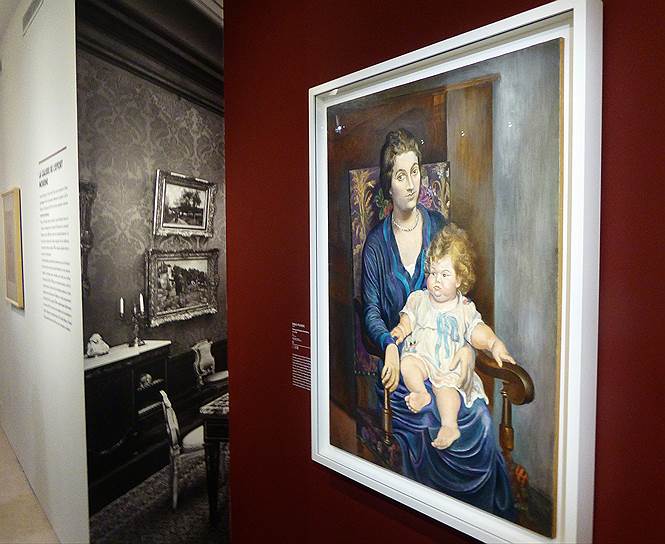 «Портрет Мадам Розенберг и ее дочери» 1918 года Пабло Пикассо хранится теперь в парижском Музее Пикассо