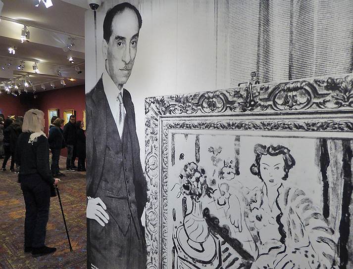 С 1936 года Поль Розенберг стал главным представителем Анри Матисса. На фото 1937 года он — с «Одалиской в желтом платье»