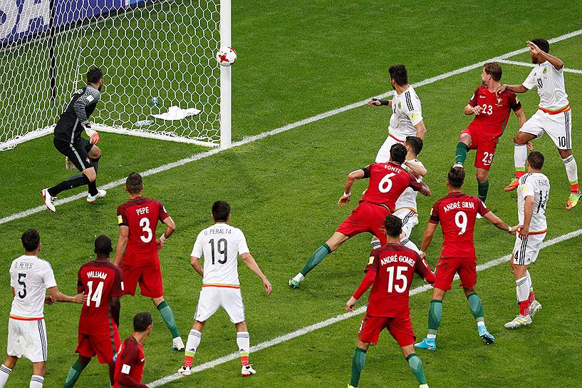 Сборная Мексики сравняла счет в матче с португальцами уже в компенсированное время
